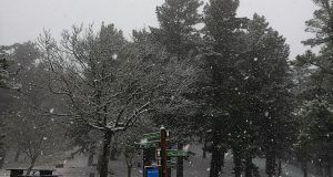 Los Montes de Bilbao y Bizkaia se tiñen de blanco para despedir la Navidad